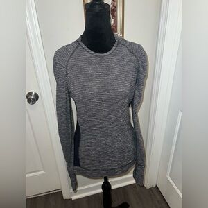 Lululemon Gray Long Sleeve Athletic Top